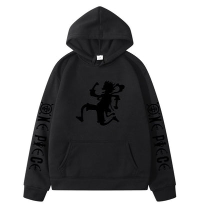 One Piece Nika Luffy Graphic Hoodie — Anime Streetwear