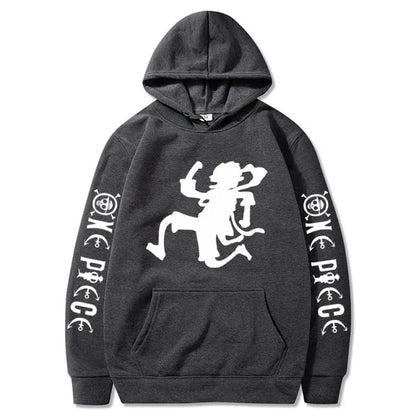 One Piece Nika Luffy Graphic Hoodie — Anime Streetwear