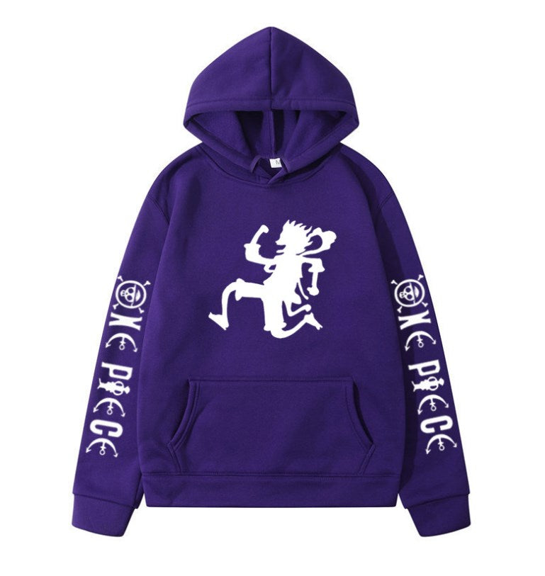 One Piece Nika Luffy Graphic Hoodie — Anime Streetwear