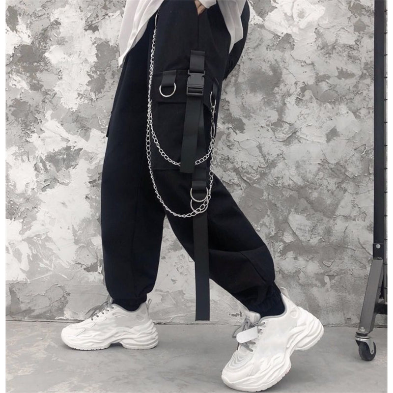 Cargo jogger pants combining street style with comfort, unisex fit