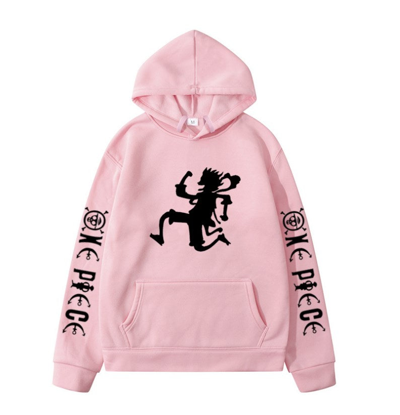 One Piece Nika Luffy Graphic Hoodie — Anime Streetwear