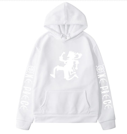 One Piece Nika Luffy Graphic Hoodie — Anime Streetwear