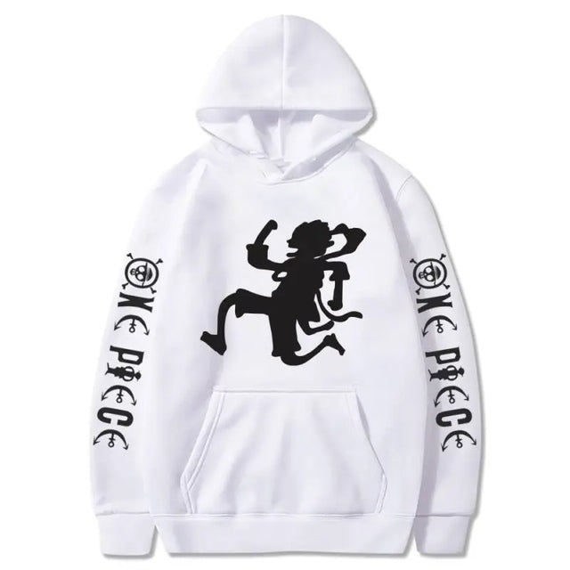 One Piece Nika Luffy Graphic Hoodie — Anime Streetwear