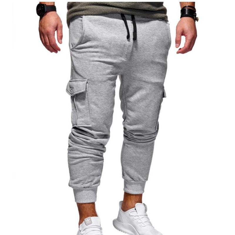 Unisex jogger pants product shot khaki, KLOSET essentials