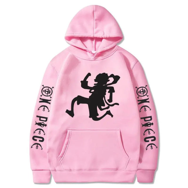 One Piece Nika Luffy Graphic Hoodie — Anime Streetwear