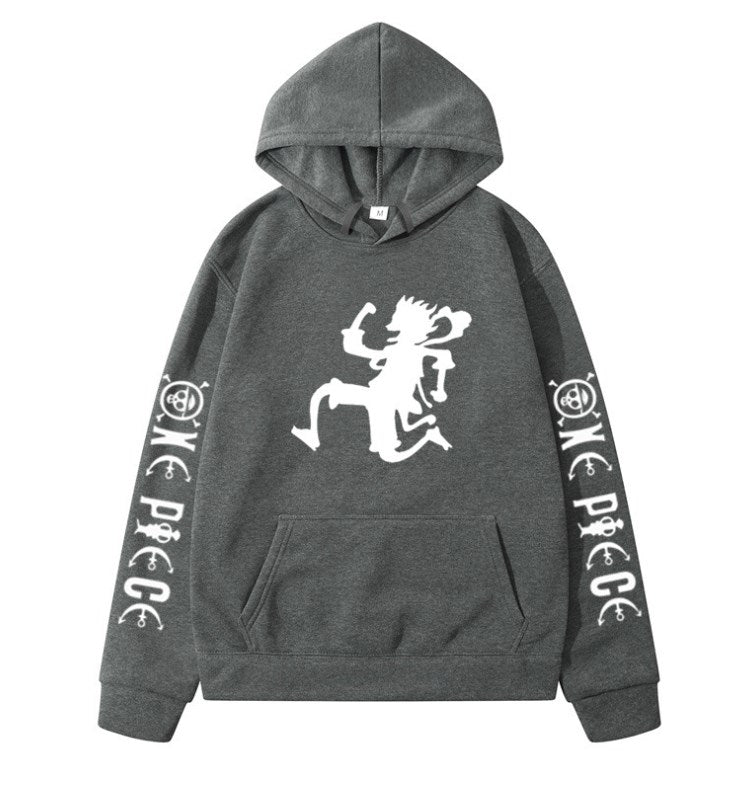 One Piece Nika Luffy Graphic Hoodie — Anime Streetwear