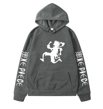 One Piece Nika Luffy Graphic Hoodie — Anime Streetwear