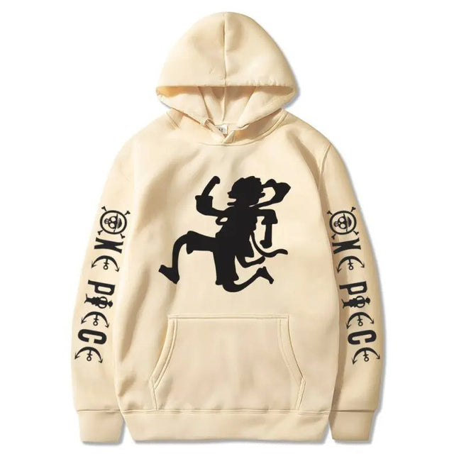 One Piece Nika Luffy Graphic Hoodie — Anime Streetwear