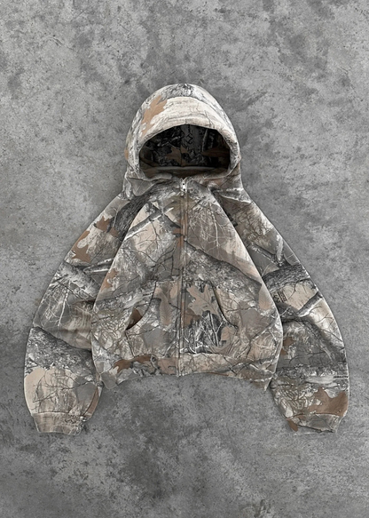 Camouflage hoodie flat lay 4 styles, KLOSET collection