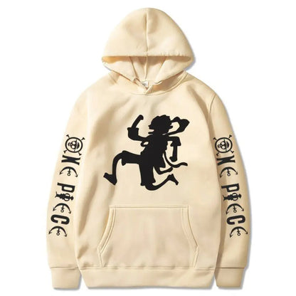 One Piece Nika Luffy Graphic Hoodie — Anime Streetwear