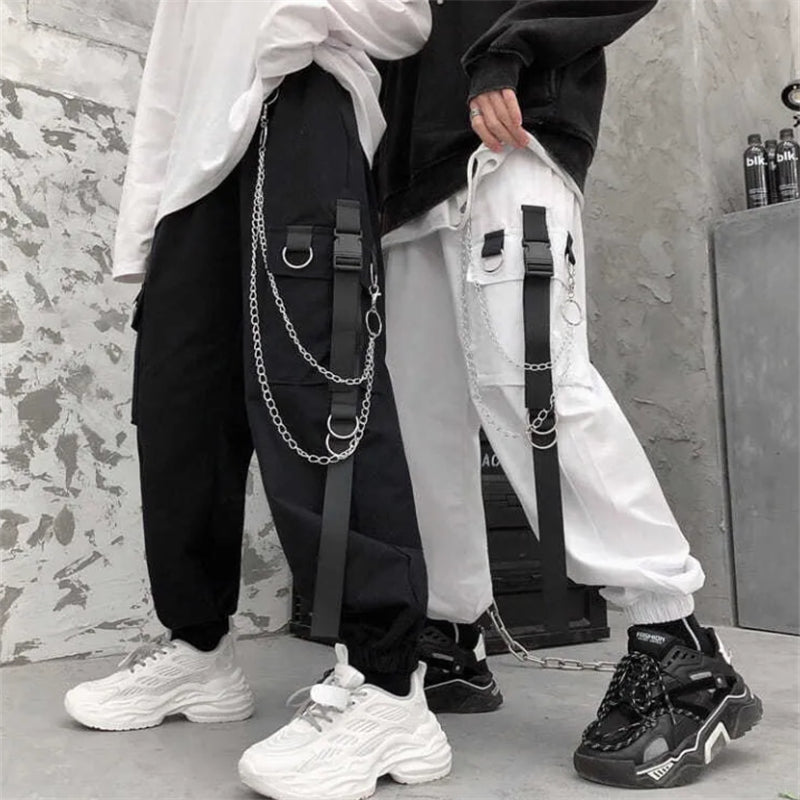 Cargo jogger pants combining street style with comfort, unisex fit