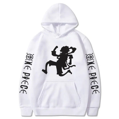 One Piece Nika Luffy Graphic Hoodie — Anime Streetwear