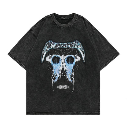 One Piece Vintage Washed Graphic Tee — Anime Streetwear