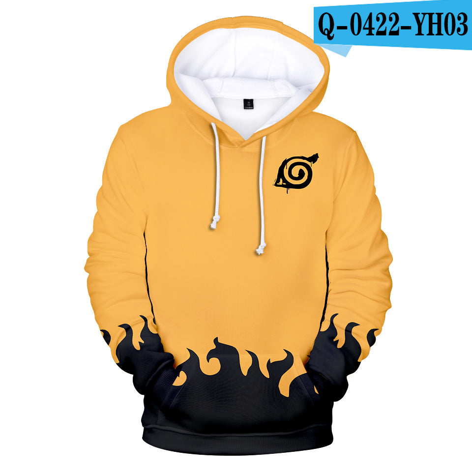 Naruto Uzumaki Digital Print Hoodie — Anime Streetwear