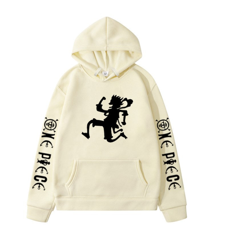 One Piece Nika Luffy Graphic Hoodie — Anime Streetwear